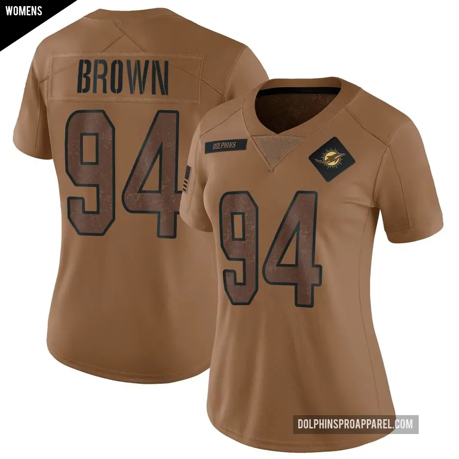 Shakel Brown Jersey Legend Game Limited Elite Jerseys Dolphins Store